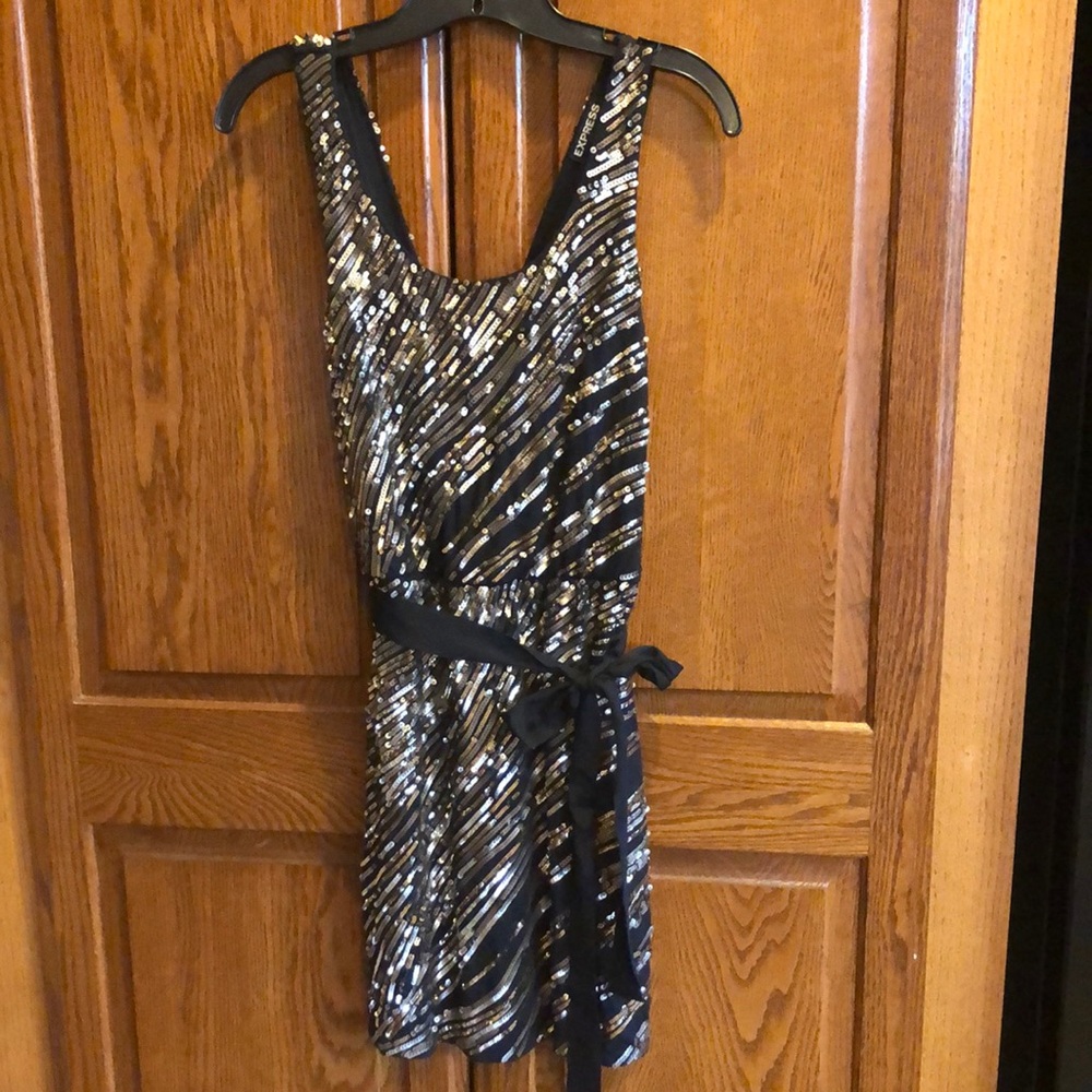 Express sequin dress XS